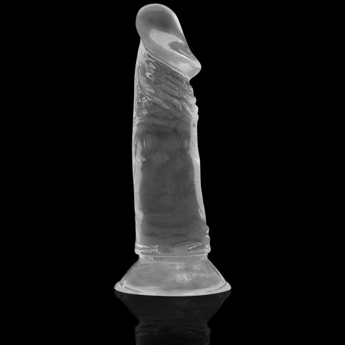 DILDO REALISTICO GELATINOSO - XRAY CLEAR COCK 16,5 CM X 4 CM