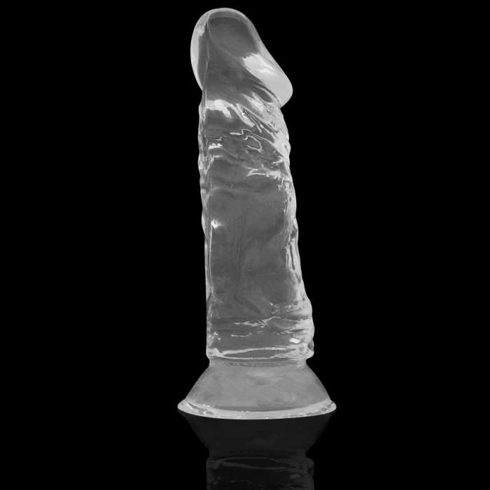 DILDO REALISTICO GELATINOSO - XRAY CLEAR COCK 16,5 CM X 4 CM