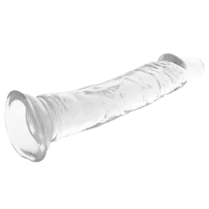 DILDO REALISTICO GELATINOSO - XRAY CLEAR COCK 21 CM X 4 CM