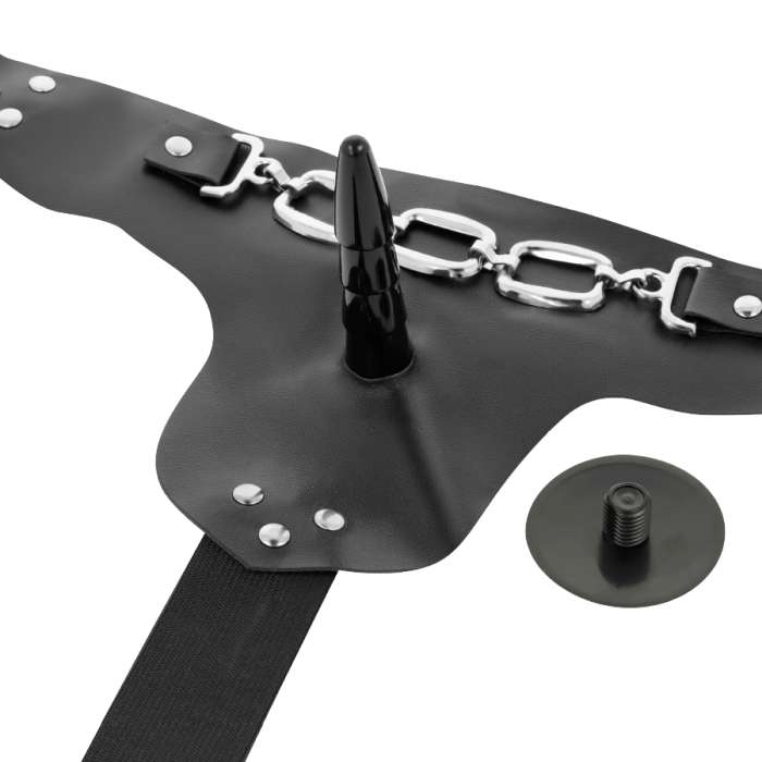 ARNÊS COM DILDO COM VIBRAÇÃO E CONTROLO REMOTO -HARNESS ATTRACTION 19CM