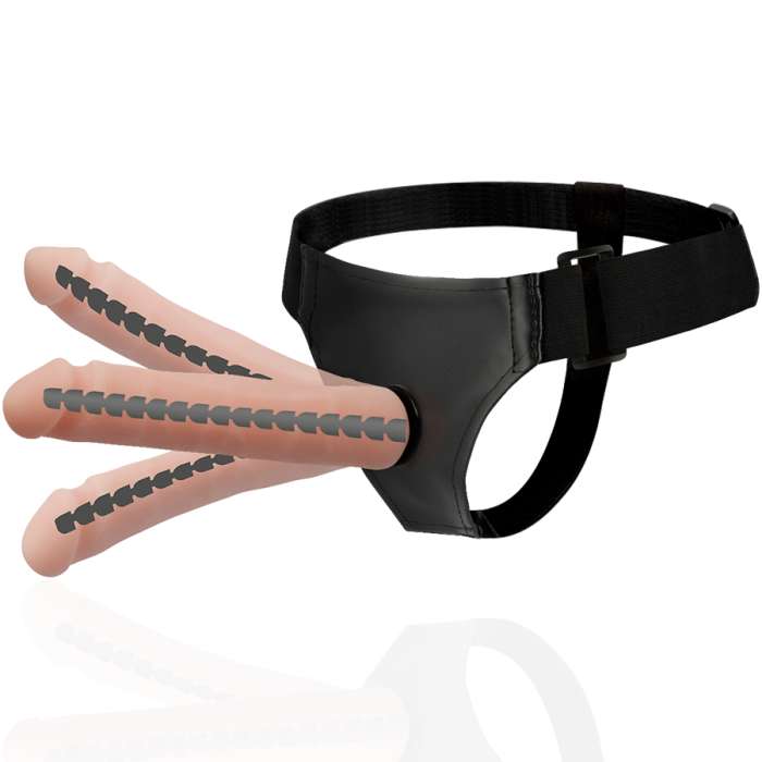 ARNÊS COM DILDO - HARNESS ATTRACTION 22,5CM