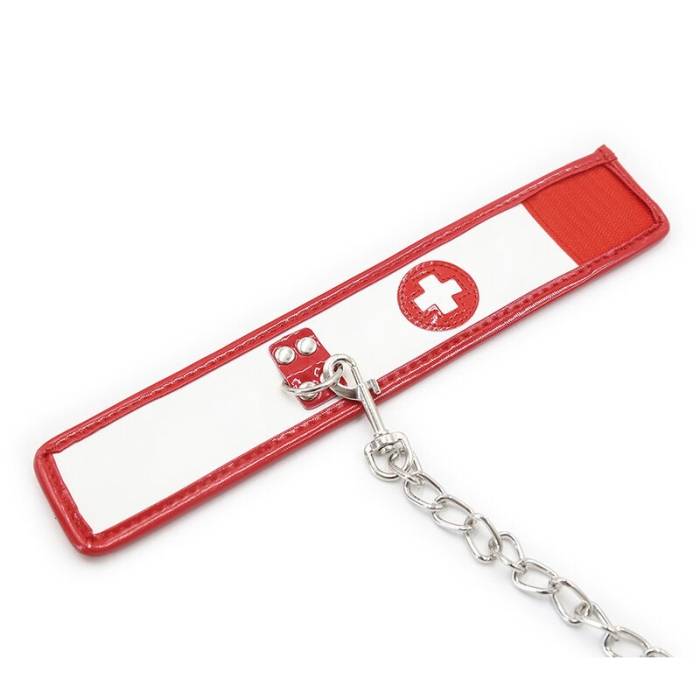 CONJUNTO DE 3 PEÇAS MINI ENFERMEIRA FETICHE OHMAMA
