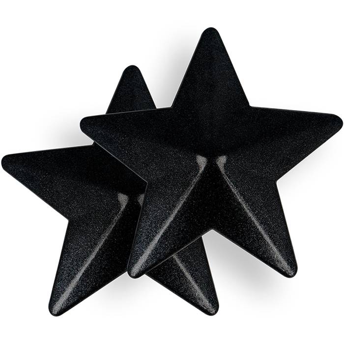 TAPA MAMILOS - COQUETTE CHIC DESIRE NIPPLE COVERS - BLACK STARS