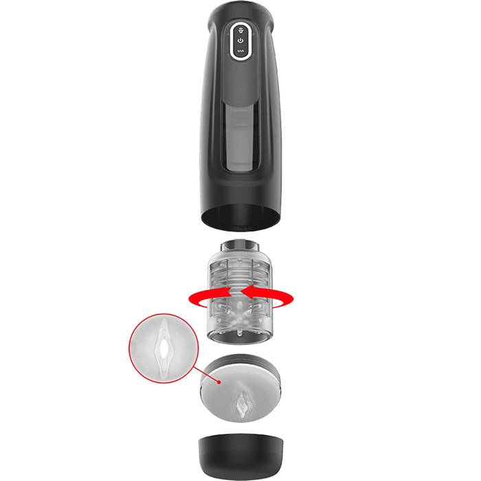 MASTURBADOR MASCULINO TECH - JAMYJOB TORNADO 360 ROTATE