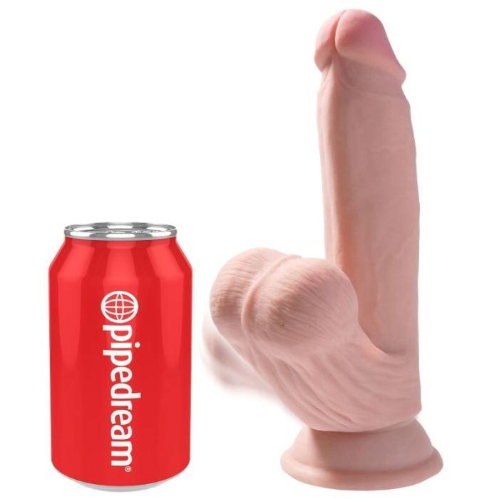 VIBRADOR REALISTICO - KING COCK PLUS 3D 15,2 CM