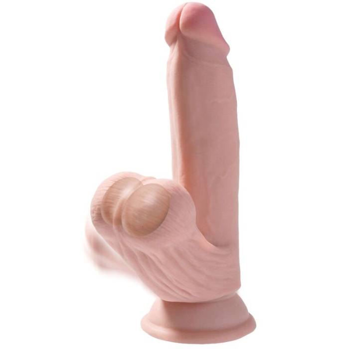 VIBRADOR REALISTICO - KING COCK PLUS 3D 15,2 CM