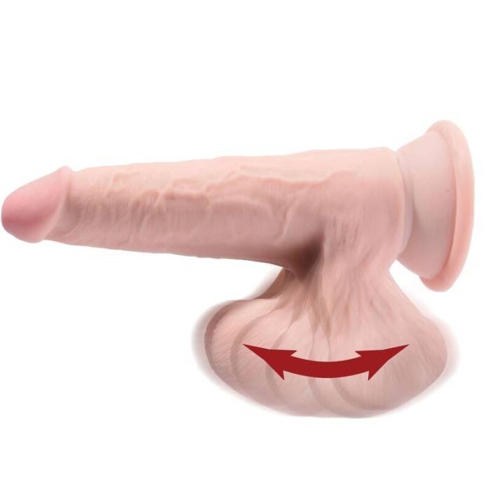 VIBRADOR REALISTICO - KING COCK PLUS 3D 15,2 CM