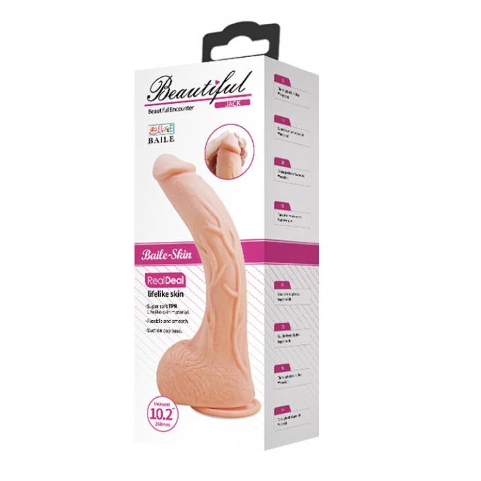 DILDO FLEXIVEL 26 CM - PRETTY LOVE  BEATIFUL JACK