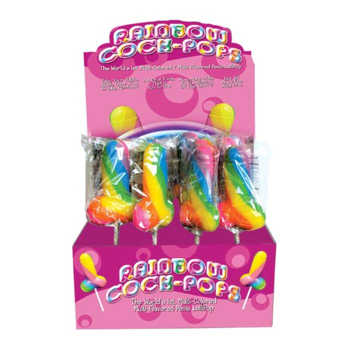 SPENCER E FLEETWOOD RAINBOW COCK LOLLIPOP