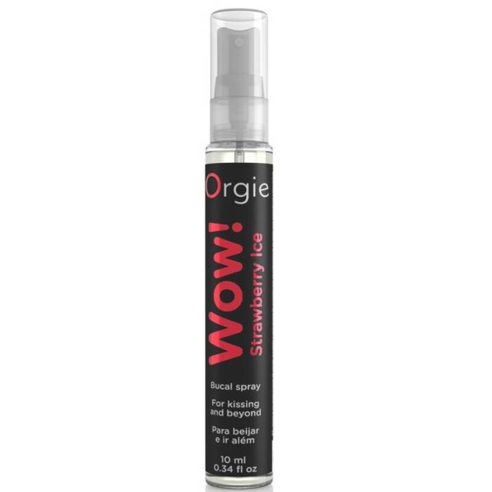 SENSIBILIZADOR  ORAL - ORGIA UAU! SPRAY BUCAL DE MORANGO 10 ML