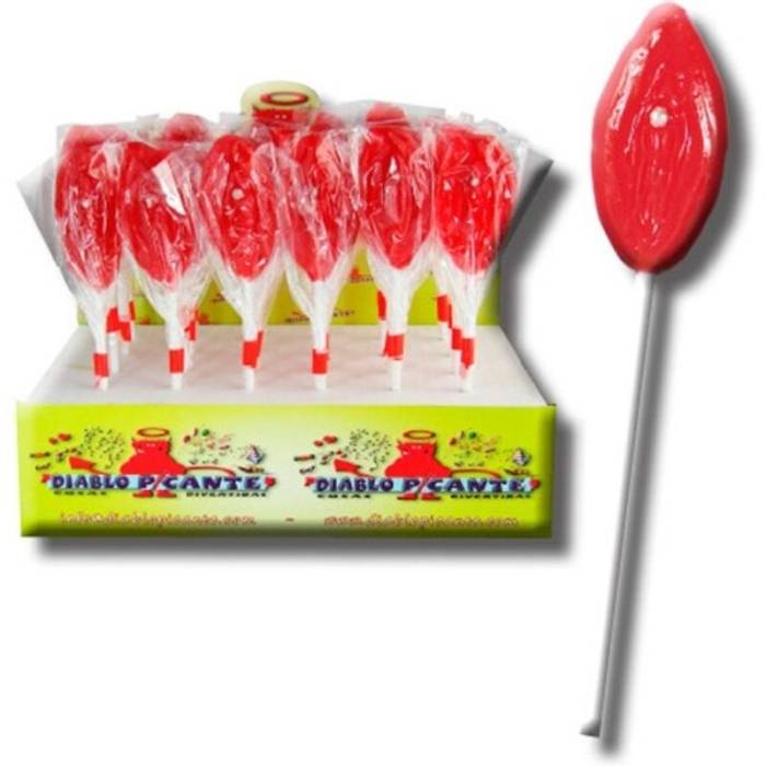 PIRULITO - DIABLO PICANTE - GUMMY LOLLIPOP LIPS