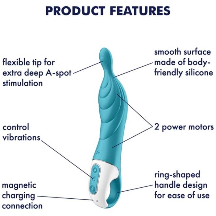 VIBRADOR E ESTIMULADOR DE CLITORIS - SATISFYER HOT LOVER