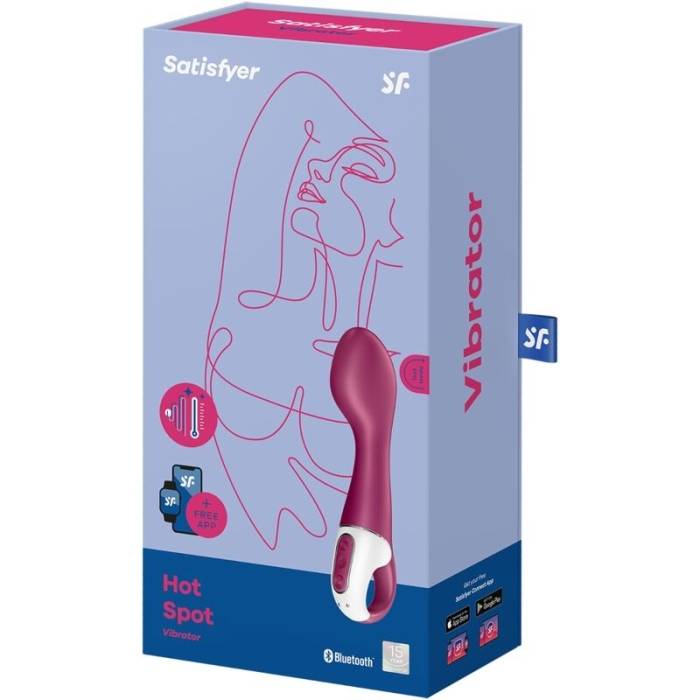 VIBRADOR G-SPOT COM APP - SATISFYER HOT SPOT