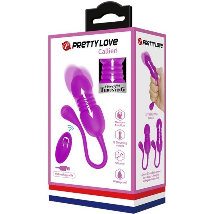 OVO DE VIBRAÇÃO COM CONTROLO REMOTO - PRETTYLOVE