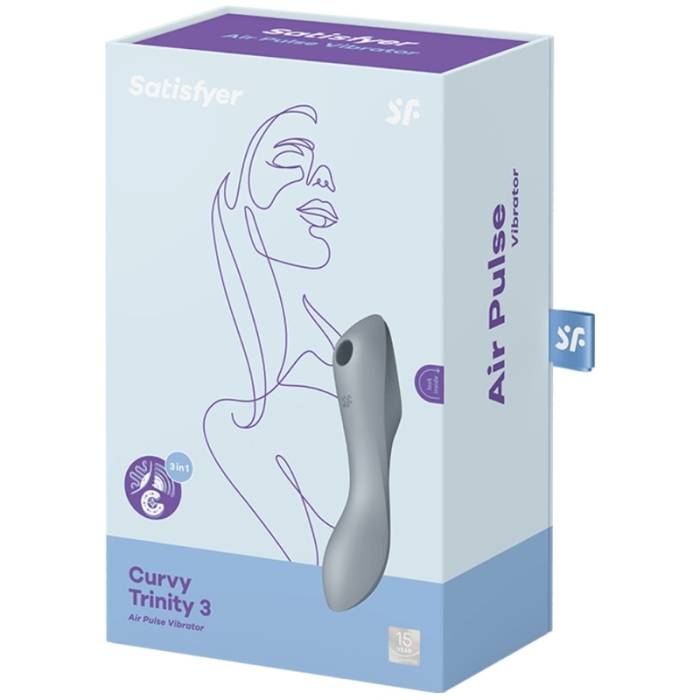SUGADOR DE CLITORIS - SATISFYER CURVY TRINITY 3