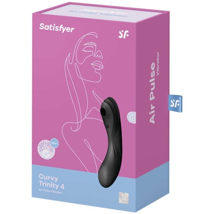 ESTIMULADOR CLITORIS - SATISFYER CURVY TRINITY 4