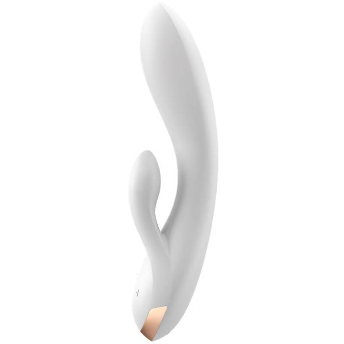 VIBRADOR DUPLO FLEX - BRANCO - SATISFYER