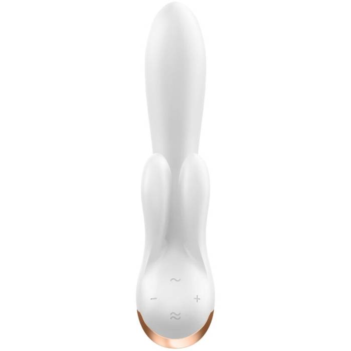 VIBRADOR DUPLO FLEX - BRANCO - SATISFYER