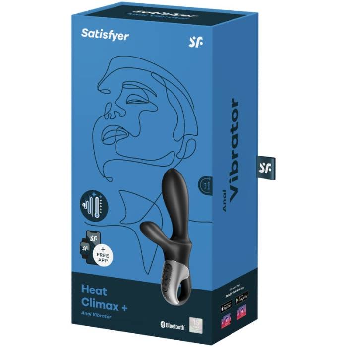 VIBRADOR ANAL COM ONDAS DE CALOR - SATISFYER