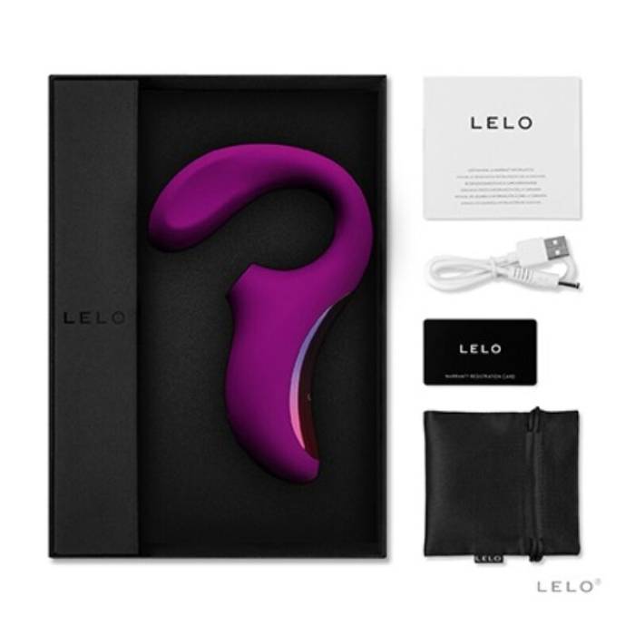 LELO ENIGMA CRUISE DUPLA ESTIMULAÇÃO SONIC - MASSAGEADOR DEEP ROSE