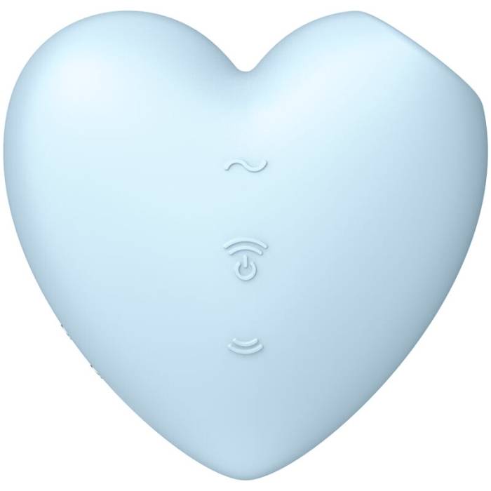 ESTIMULADOR E VIBRADOR CARDÍACO SATISFYER BONITO - AZUL