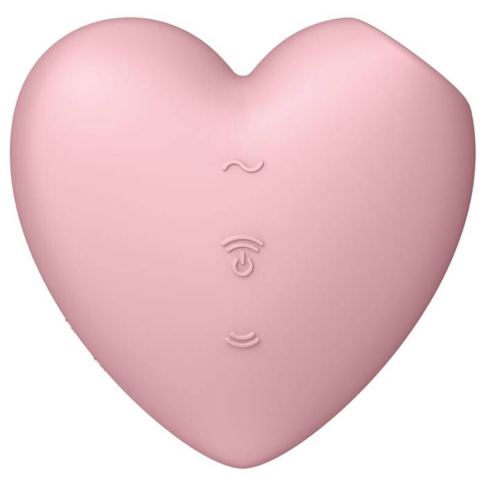 ESTIMULADOR E VIBRADOR CARDÍACO SATISFYER CUTIE - ROSA