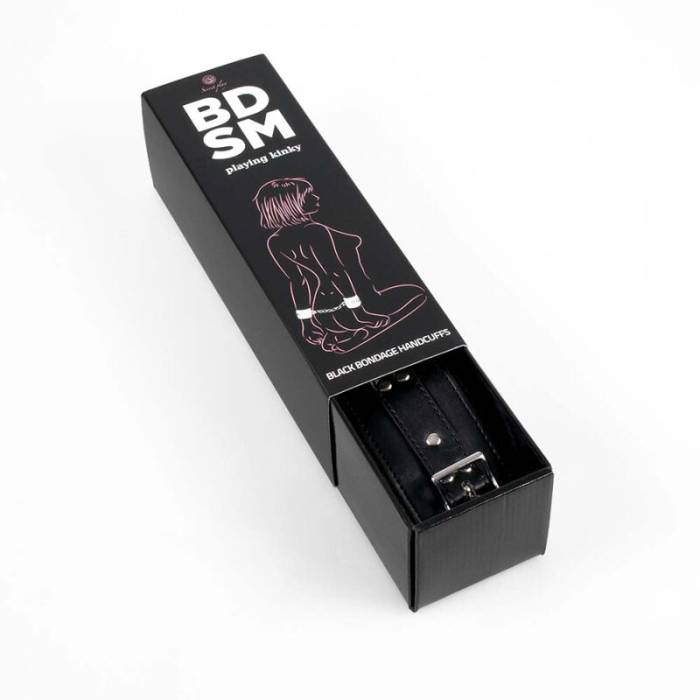 ALGEMAS SECRETPLAY BLACK BONDAGE - COLEÇÃO BDSM