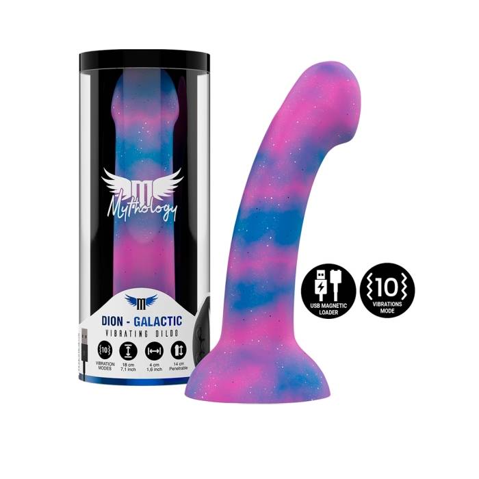 MYTHOLOGY DION GALACTIC DILDO M - VIBRADOR COMPATIBLE CON WATCHME WIRELESS TECHNOLOGY