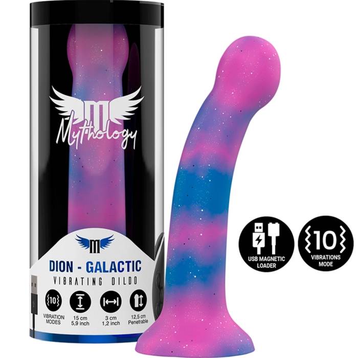 MYTHOLOGY DION GALACTIC DILDO S - VIBRADOR COMPATIBLE CON WATCHME WIRELESS TECHNOLOGY