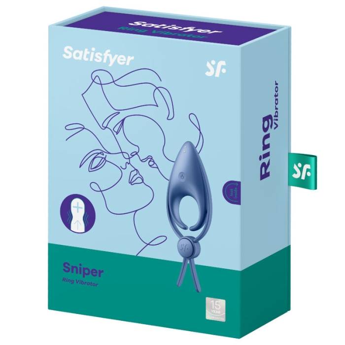 SATISFYER SNIPER - ANEL PENIANO VIBRATÓRIO