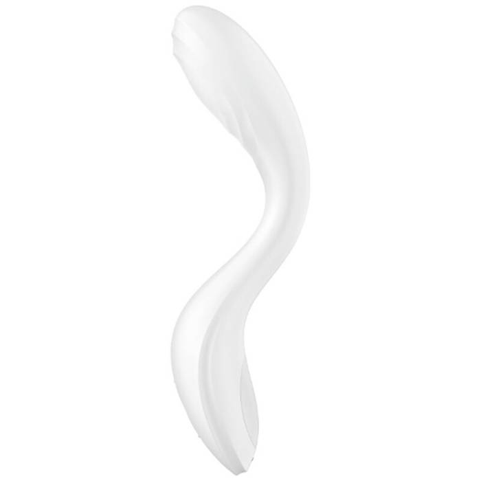 VIBRADOR DE PONTO G - SATISFYER ROLLING - BRANCO