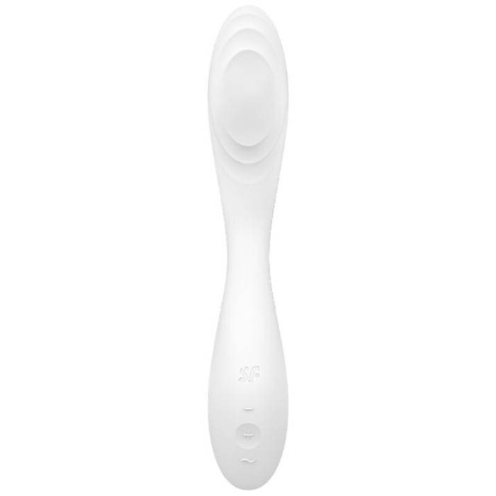 VIBRADOR DE PONTO G - SATISFYER ROLLING - BRANCO