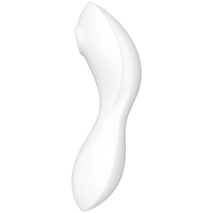 ESTIMULADOR E VIBRADOR DE PULSO DE AR CURVY TRINITY 5 SATISFYER - BRANCO