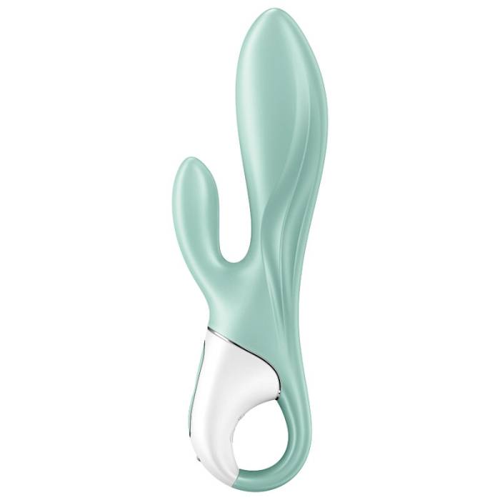 SATISFYER AIR PUMP BUNNY 5+ VIBRADOR COELHO INFLÁVEL - VERDE