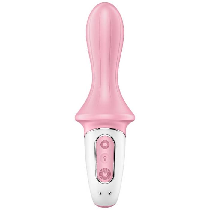 SATISFYER AIR- VIBRADOR ANAL INFLÁVEL - ROSA
