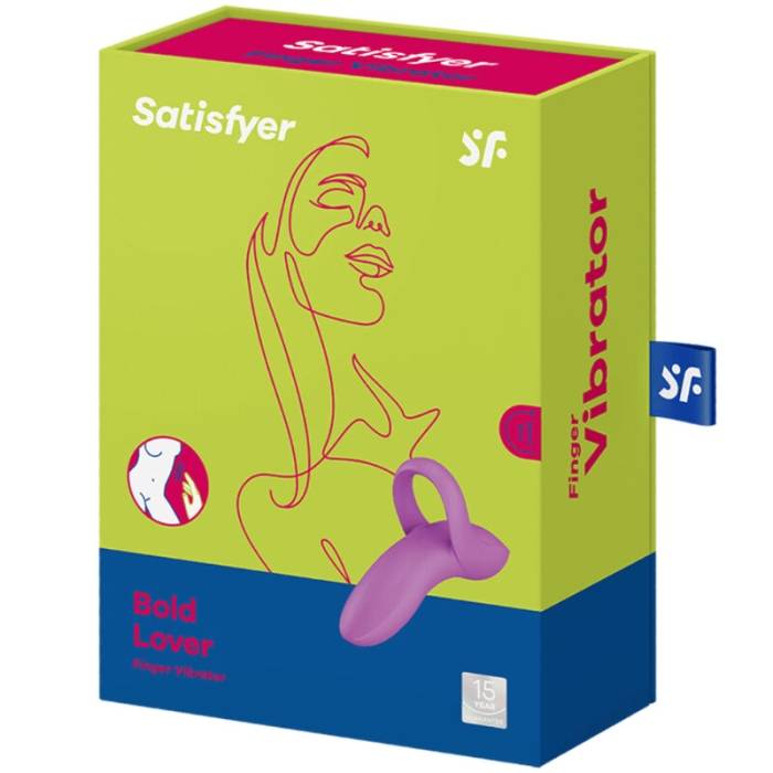 VIBRADOR DE DEDO AMANTE BOLD SATISFYER - ROSA