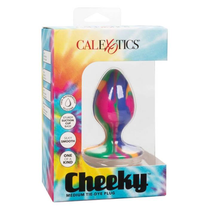 CALEX CHEEKY MÉDIO TIE-DYE PLUG ANAL