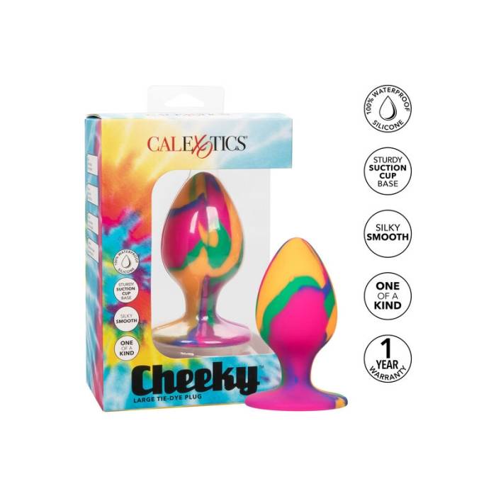CALEX CHEEKY GRANDE TIE-DYE PLUG ANAL