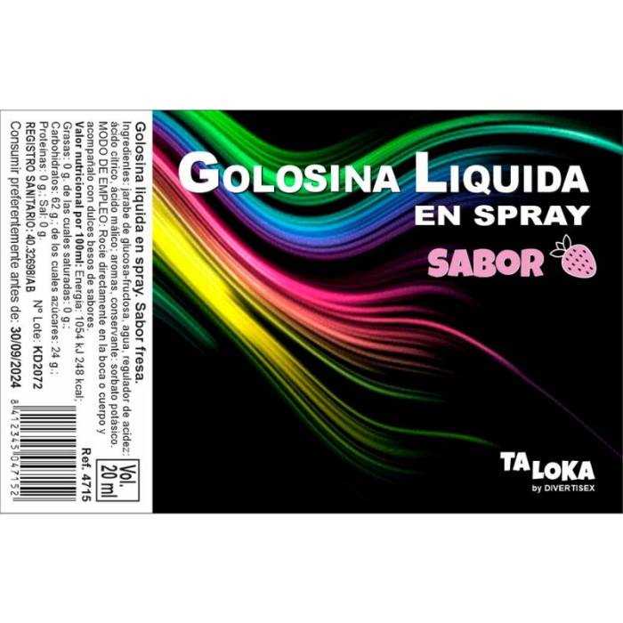 TALOKA - SPRAY GOLOSINA LÍQUIDA