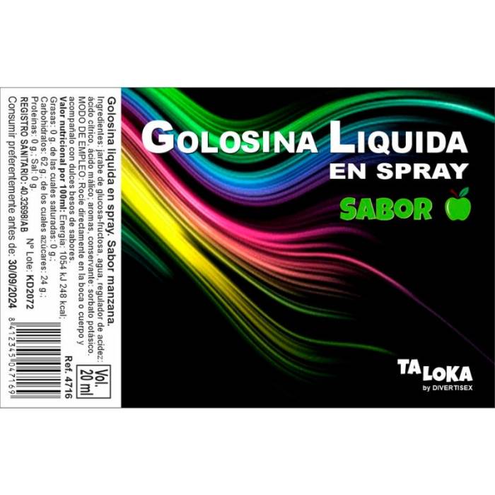 TALOKA - SPRAY GOLOSINA LÍQUIDA