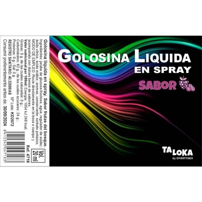 TALOKA - SPRAY GOLOSINA LÍQUIDA