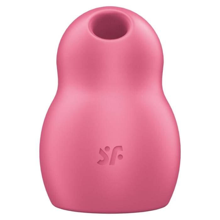 SATISFYER PRO TO GO 1 ESTIMULADOR DE PULSO DE AR DUPLO E VIBRADOR - VERMELHO