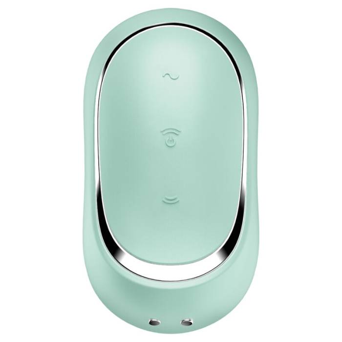 SATISFYER PRO TO GO 2 ESTIMULADOR DE PULSO DE AR DUPLO E VIBRADOR - BEGE
