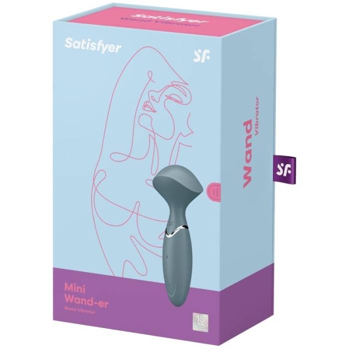 SATISFYER MINI WOND-ER - CINZA