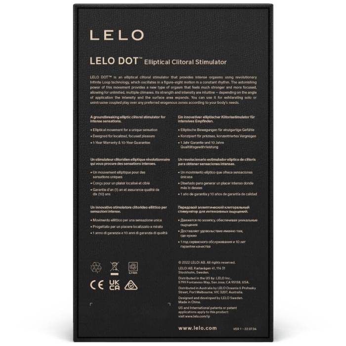 ESTIMULADOR CLITÓRICO LELO DOT - ROSA