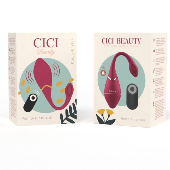 CONTROLE REMOTO CICI BEAUTY PREMIUM SILICONE EGG VIBRADOR