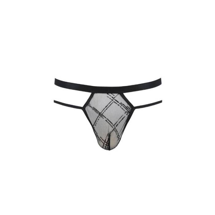 PASSION 029 THONG COLLIN PRETO L/XL