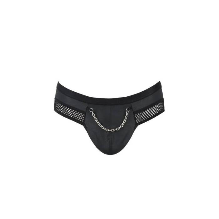 PASSION 030 SLIP OPEN TOM BLACK L/XL