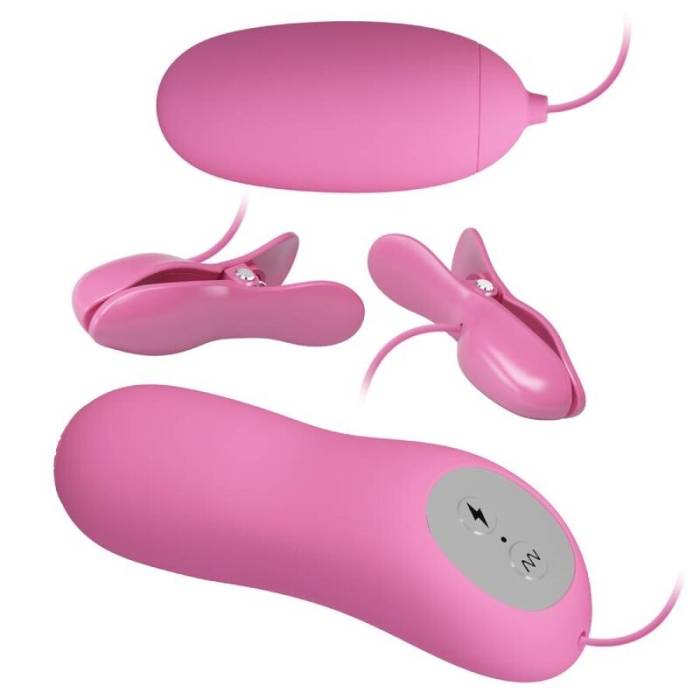 PRETTY LOVE - ELETRIC SHOCK AND VIBRO-BULLETS PINK