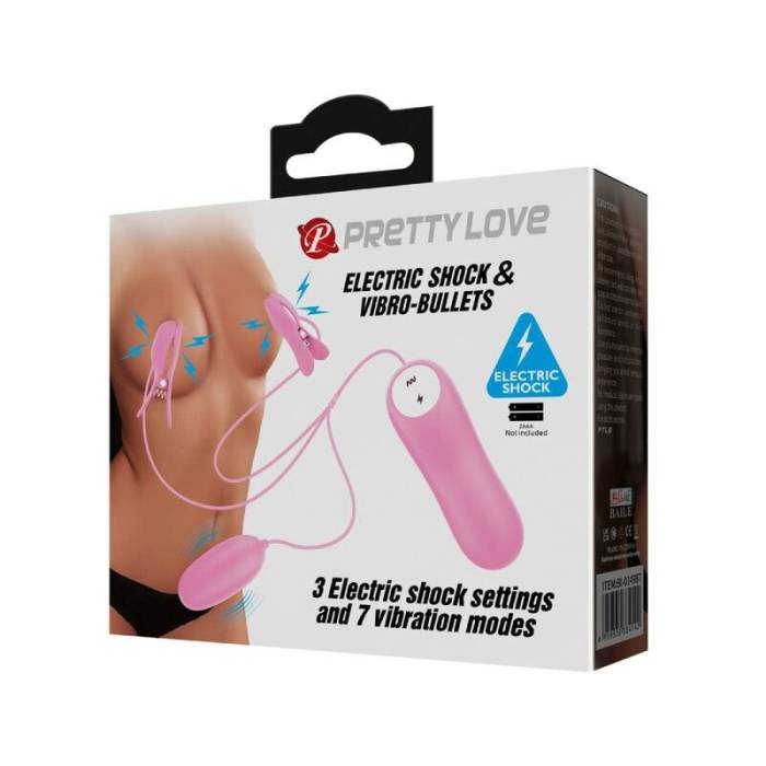 PRETTY LOVE - ELETRIC SHOCK AND VIBRO-BULLETS PINK